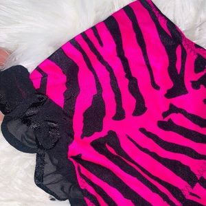 Hot Pink Zebra Shorts